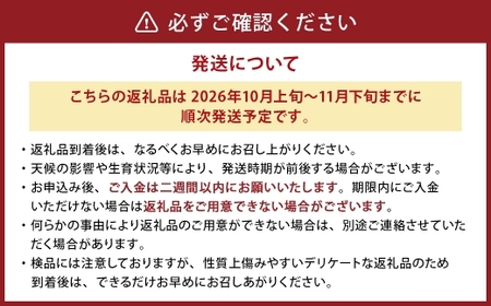 【 うちとくだもん 】 のシャインマスカットとニューピオーネ 2種セット 各1房 計2房 約1kg 【 2026年10月上旬～11月下旬まで順次発送予定 】