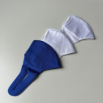 ふるさと納税 三木町 婦人スポーツマスク(伸縮素材使用の日本製マスク) 婦人用ホワイト×2枚+婦人用ブルー1枚 |  | 02