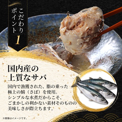 あいこちゃんプレミアム サバ缶水煮　190g×12缶