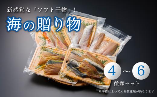 
海の贈り物 干物 盛り合わせ 季節の干物 数種類 ４～６種類 舞鶴 京都 ソフト干物 干物 生干物 新感覚 TV出演 人気
