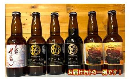 【 訳あり ビール 】 おまかせ 6本 セット (1本約 300ml ～ 320ml ) クラフトビール 詰合せ さくらブルワリー 岩手県 北上市 C0510 東北 国産 クラフトビール 地ビール お