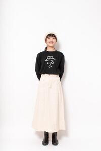 《3》【KEYMEMORY】バケットハットロングTシャツ　BLACK