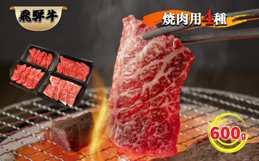 
【おうち焼肉】飛騨牛 焼肉用　600ｇ
