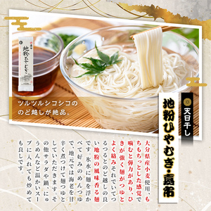 天日干し長洲麺詰合せ(合計4kg・200g×20袋)そうめん 素麺 ひやむぎ うどん 麺類 詰合せ 手軽 ツルツル 簡単調理 常温 大分県産【101401100】【四井製麺工場】