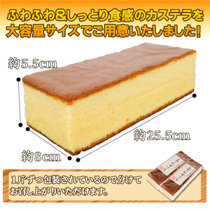 カステラ 約500g 1斤 本格 和菓子 焼き菓子 デザート お菓子 おやつ お中元 ギフト