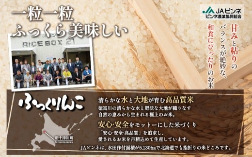 【令和7年度産】ふっくりんこ精米定期便（15kg×6回）【隔月でお届け】