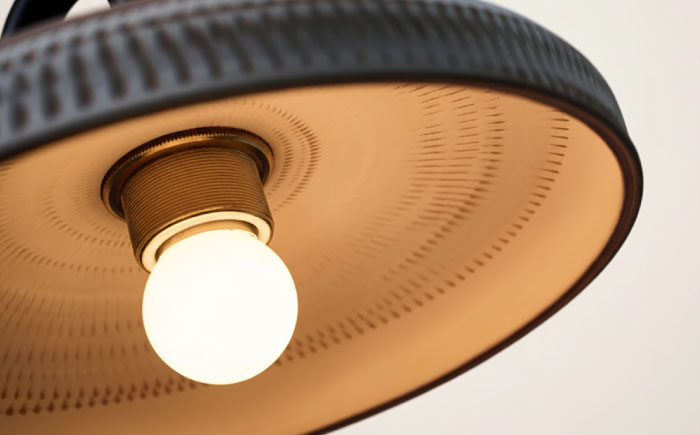 【アイアンスタンダードモデル】小鹿田焼スタンドライト"karausu"フロアスタンド　日田市 / eranoiwa フロアライト スタンダード 小鹿田焼 [ARDL012]