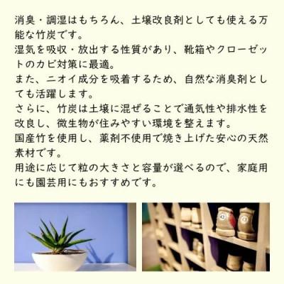 ふるさと納税 伊勢原市 竹炭　10mm以下　30L『土壌改良、園芸、消臭、調湿効果、菌ちゃん農法』伊勢原市・梅鉢TMC |  | 03