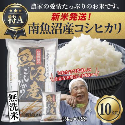 ふるさと納税 南魚沼市 無洗米 令和7年産  南魚沼産 コシヒカリ 10kg (美味しいお米の炊き方ガイド付)