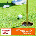 【ふるさと納税】岐阜県中津川市の対象ゴルフ場で使える楽天GORAクーポン寄付額10,000円(クーポン3,000円)【ゴルフ場利用権】