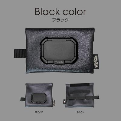ふるさと納税 さぬき市 ウェットティッシュポーチmini2(ブラック)