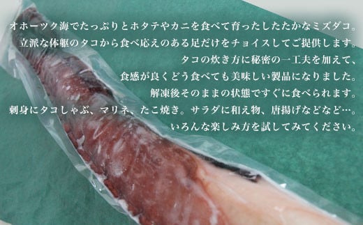 北海道産 冷凍 タコボイル 1本 約1kg 【 ふるさと納税 人気 おすすめ ランキング 魚介類 北海道 オホーツク たこ タコ 蛸 茹でだこ 茹でダコ ボイル タコボイル 北海道 佐呂間町 送料無料 】 SRMN025