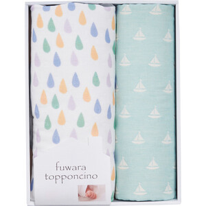 ふわら　ベビーアイテムセット（バスタオル、トッポンチーノ）_化粧箱入＋【ギフト包装】【G0619】_1666781g