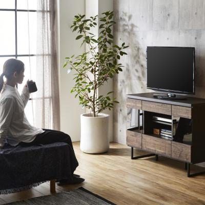 ふるさと納税 大川市 幅110キャビネット　ヴォルトNA/BR　国産・大川家具 |  | 03