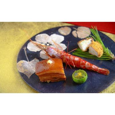 ふるさと納税 恩納村 つづるガラスアート　ゆうなの花-SUMI-「平丸皿」　吉田 栄美子 |  | 03