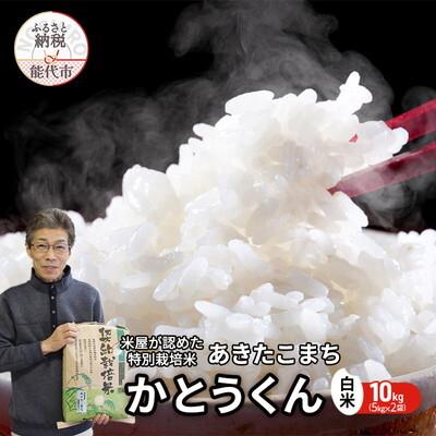 ふるさと納税 能代市  白米 特別栽培 あきたこまち10kg[No.5335-0893]