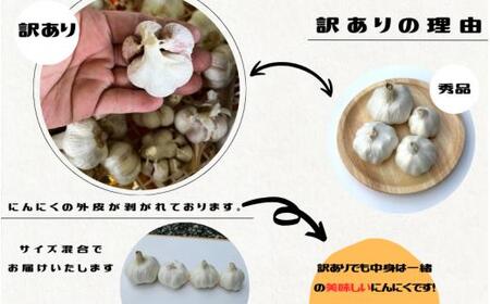 秘境の地からお届けする あゆみファームの訳あり乾燥にんにく 2kg【2024年7月上旬から順次発送】/ にんにく ニンニク 訳あり 予約受付 ガーリック 和歌山【aym006】