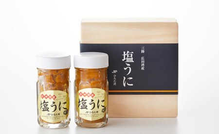 【旨みが凝縮！】三陸産塩うに 80g×2本 数量限定 塩うに
