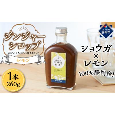 ふるさと納税 静岡市 ジンジャーシロップ　レモン2本セット