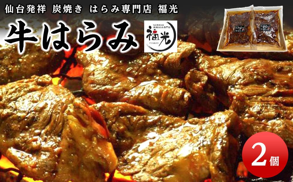 
            仙台発祥炭焼きはらみ専門店　福光の牛はらみ190g×2個　【お肉 牛肉 上質 希少柔らか お肉 にく 食品 仙台 人気 おすすめ  ギフト】
          