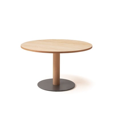 旭川家具 カンディハウス KOTANラウンドテーブル120 北海道タモWNF(M-GY)_04551【1543773】