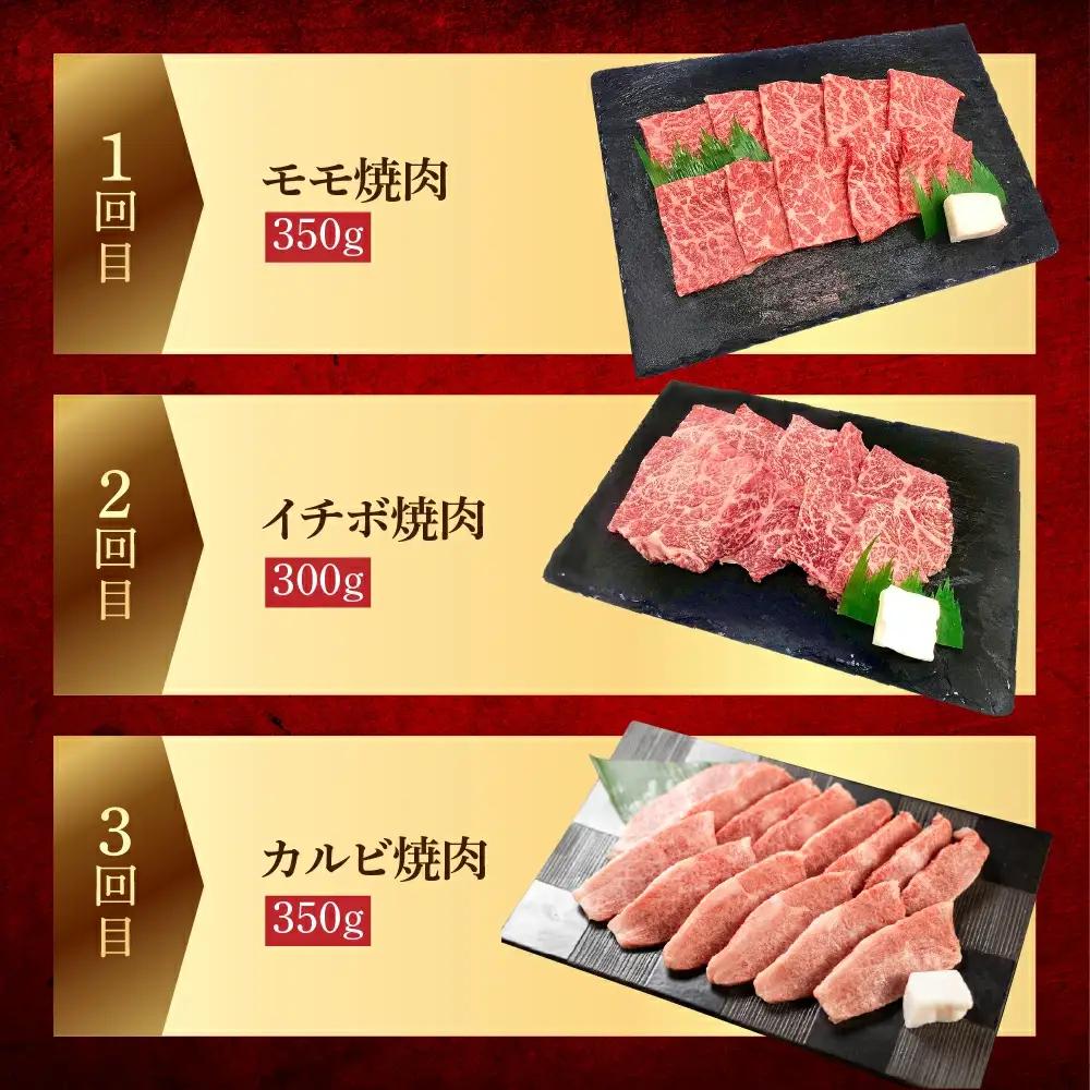【定期便 3回】飛騨牛焼肉三昧！3ヶ月 連続定期便（2～3人前）【70-G】