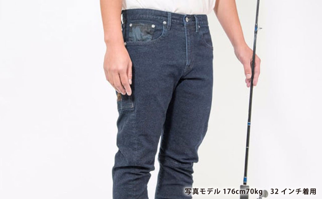 
            【THE BACK WATER】撥水ストレッチデニム釣り・アウトドア立体裁断ジーンズ BW-103VM（サイズ選択可）【ストレッチデニム ストレッチ デニム アウトドア ズボン ジーンズ 衣類 ファッション お洒落 岡山県 倉敷市 おすすめ 人気】
          