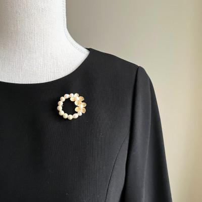 ふるさと納税 長岡京市 コットンパールと淡水パール*花のブローチ |  | 03