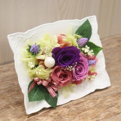 ふるさと納税 ふじみ野市 パープル系プリザーブドフラワー(クレア) |  | 01