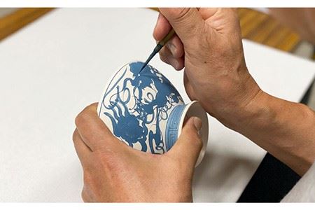 【波佐見焼】龍絵 飯碗 湯呑 セット 茶碗  食器 皿 【台丹窯】 [VC01] 