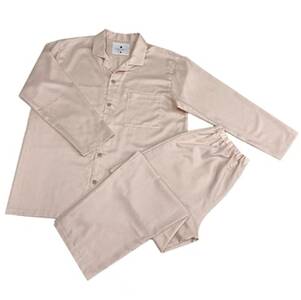 パジャマ(男女兼用XSサイズ)＆ダウンピロー(羽毛枕)＆ピローケース2枚　カラー　シャインローズ【1217411】