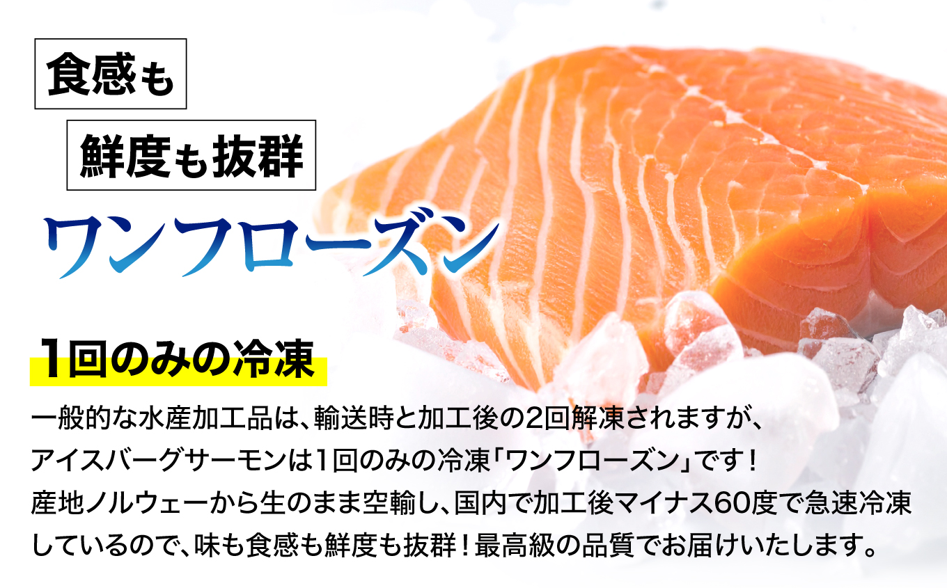 アイスバーグサーモン(アトランティックサーモン) 約200g(約200g×1袋) | サーモン ふるさと納税 サケ さけ しゃけ 刺し身 お刺身 個包装 さかな 魚介類 寿司【DK006-200g】