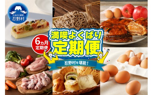 ＼＼忍野プレミアムセレクト／／＜満喫よくばり6ヶ月定期便＞【全6回】