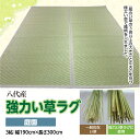 【ふるさと納税】八代産 い草 強力い草ラグ 庭園 3帖 幅190cm×長さ300cm 1枚 イグサ 熊本県産 ラグ マット 和風 工芸 伝統 上敷き 国産 九州 送料無料