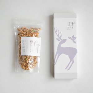 くるみの木 お菓子とグラノーラセット（手やきせんべい・和グラノーラ）【krm13】