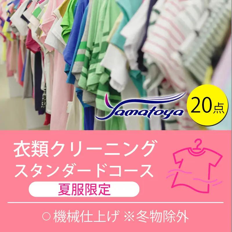 衣類の宅配クリーニング 夏服限定 スタンダードコース 20点詰め放題 【クリーニング ハンガー仕上げ ダウン ワンピース シミ抜き無料 洗濯 安心 毛玉取り 撥水加工 防虫 抗菌 除菌 引っ越し 衣類 ヤマトヤクリーニング 糸魚川】