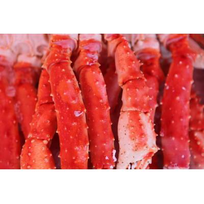 ふるさと納税 稚内市 【希少な稚内産】極太”本タラバガニ脚1肩”6L1.2kg