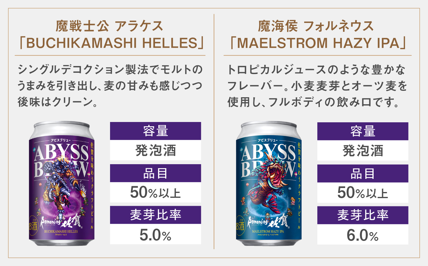【全6回定期便】クラフトビール GAME BREW 4種 6本セット（4種各1本+ビューネイ1本、アウナス1本）各350ml 飲み比べ 四魔貴族 お酒  / 佐賀県 / 西研グラフィックス [41AK