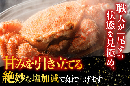 [12月21日決済分まで年内配送]毛かに400g前後～550g前後×1尾 B-70021