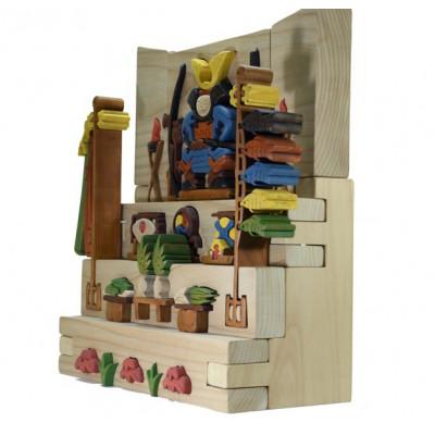 ふるさと納税 河内長野市 五月人形三段飾り　知育玩具 木製パズル |  | 03