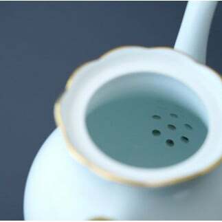 有田焼 ゴールドライン白磁・ポット【香蘭社】食器 白磁 コーヒー 紅茶 ティータイム A70-168_イメージ5
