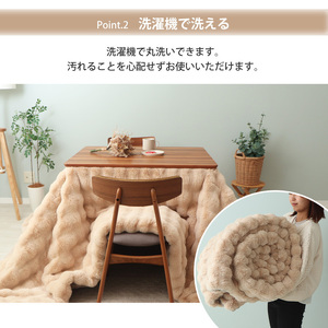 リバーシブルこたつ布団 Sau(サウ) 185×215