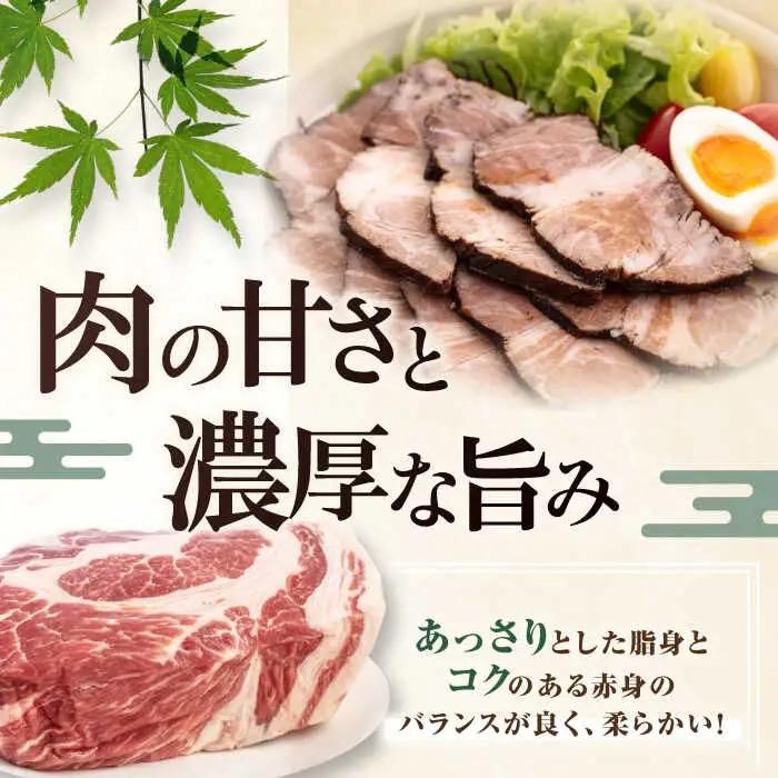 【全2回定期便】平田牧場 肩ロース ブロック 600g 豚肉 煮豚 [AJAP110]