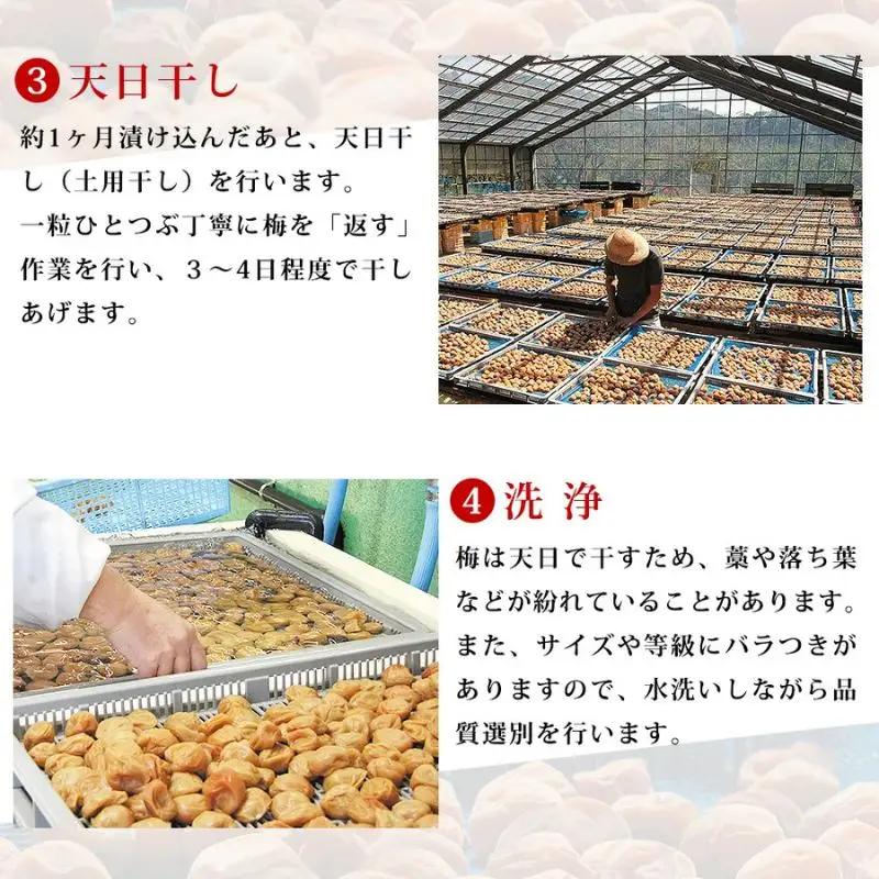 紀州南高梅 大トロつぶれ梅 300g×3個／塩分5％　【mryms003】