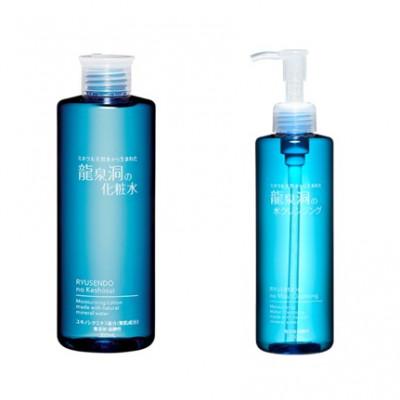 ふるさと納税 岩泉町 龍泉洞の化粧水・龍泉洞の水クレンジングセット