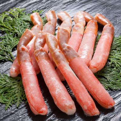 ふるさと納税 網走市 まとめ買いに最適!　生冷凍ずわい蟹棒ポーション【500g×10】
