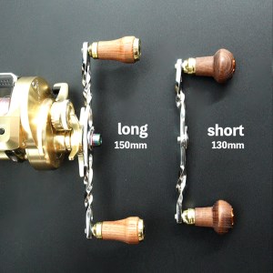 Twist Platinum ノブなし 130mm カスタム パワー ハンドル 釣り リール オリジナル