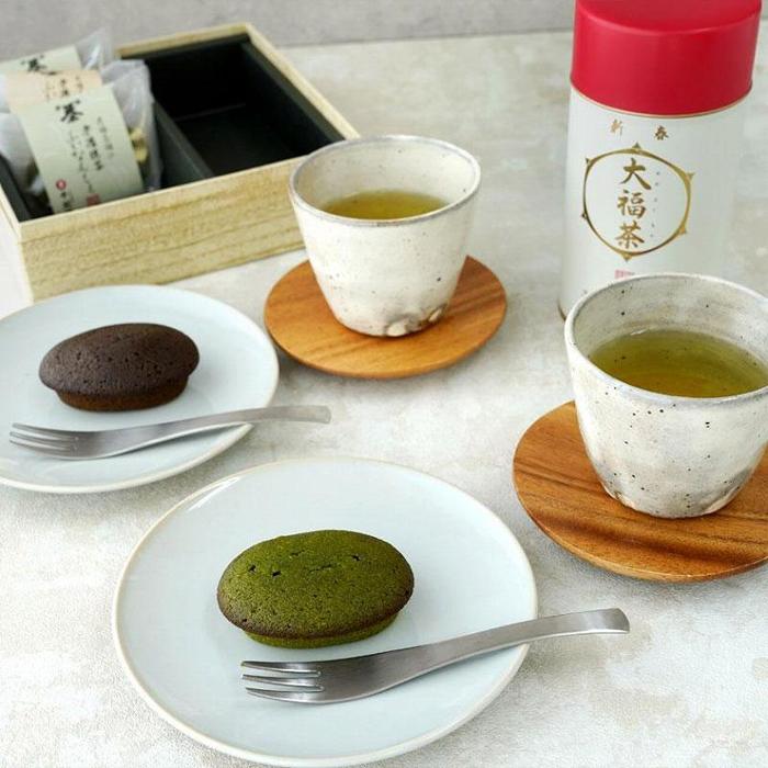 【ふるさと納税】【千紀園】 新春大福茶70g×1缶と2種のふぃなんしぇ5個詰合せ | 飲料 茶葉 ソフトドリンク 菓子 おかし スイーツ デザート 食品 人気 おすすめ 送料無料