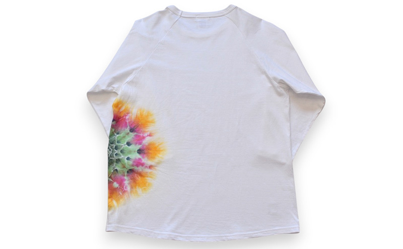 タイダイ７分TシャツB ASCENSION  黒部の名水染め　XL