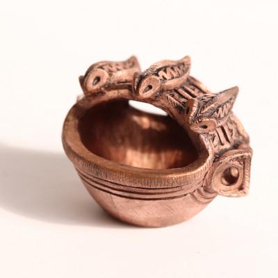 ふるさと納税 山梨県 【Do_goods】縄文時代の愛らしい　ツチノコ釣手土器　純銅製ミニオブジェ　659-722 |  | 02